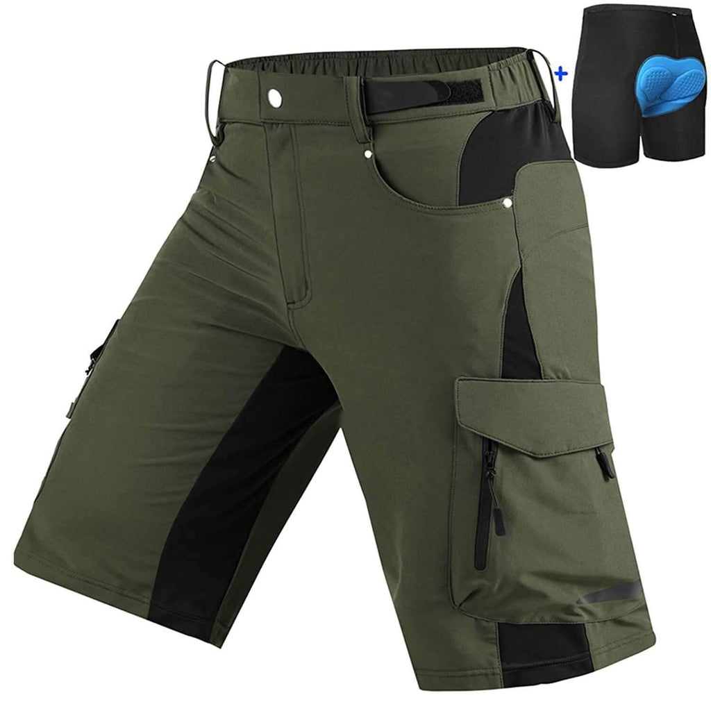 men MTB shorts with liner 06