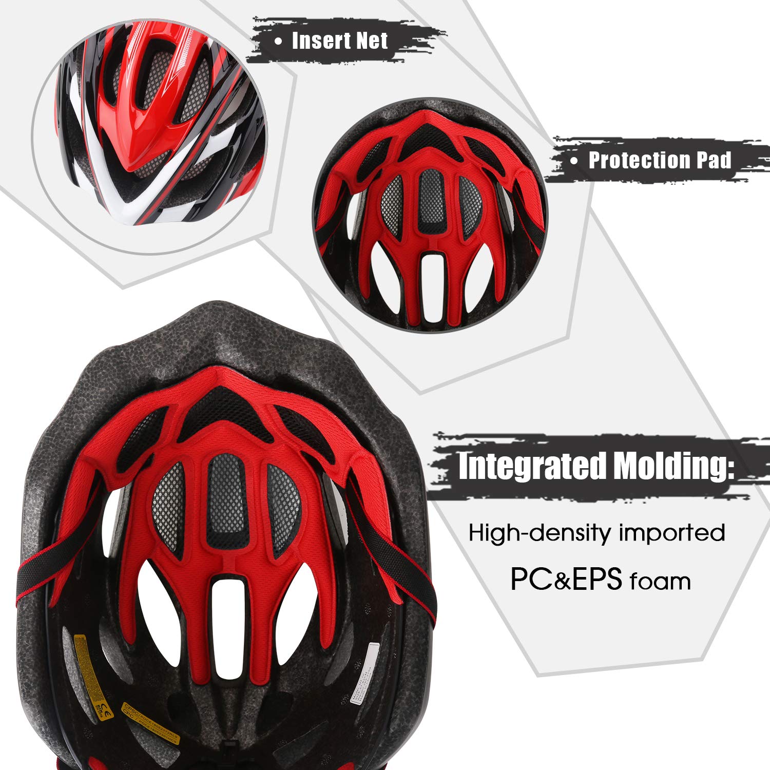 Detachable Pads Lightweight Bike Helmet 02