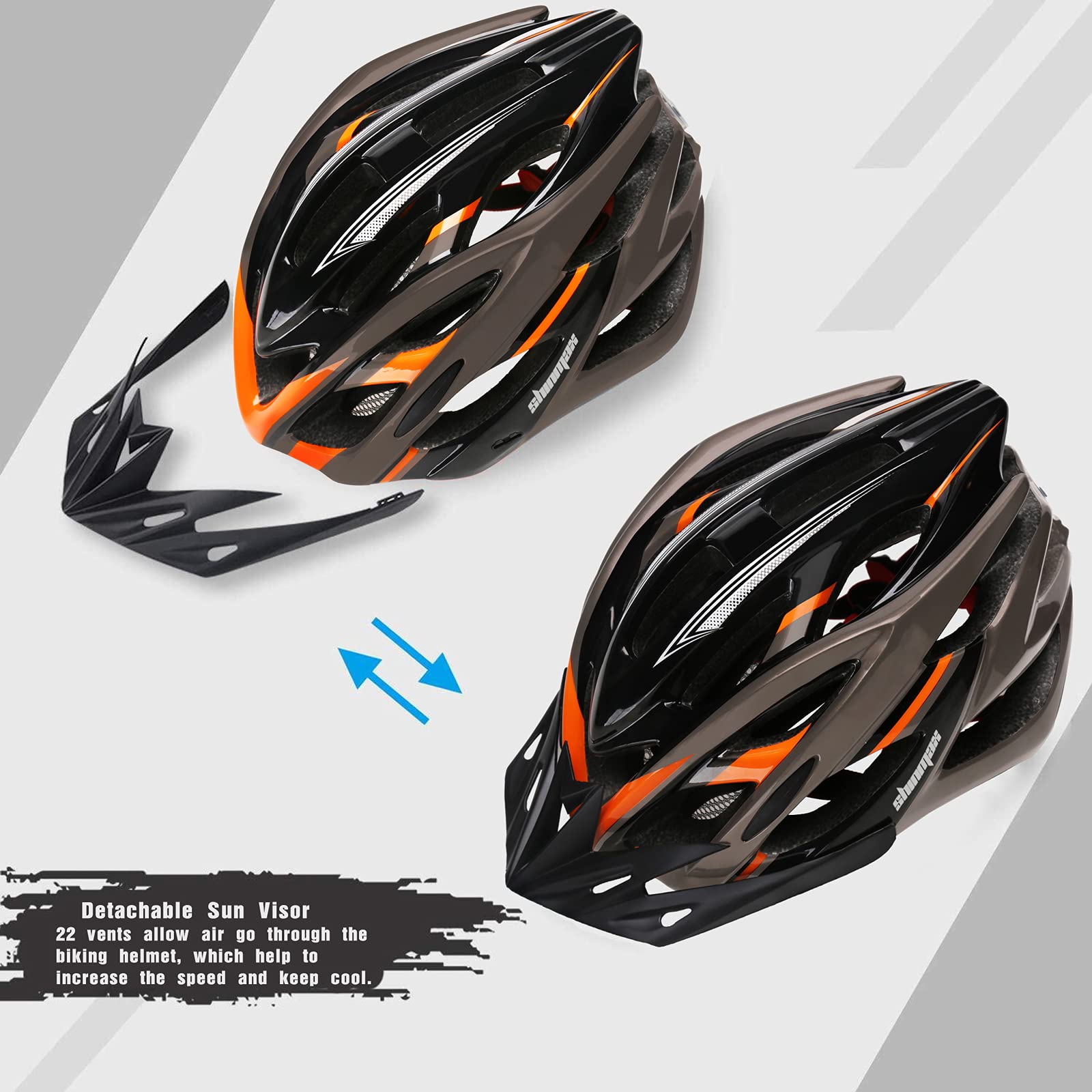 Detachable Pads Lightweight Bike Helmet 02