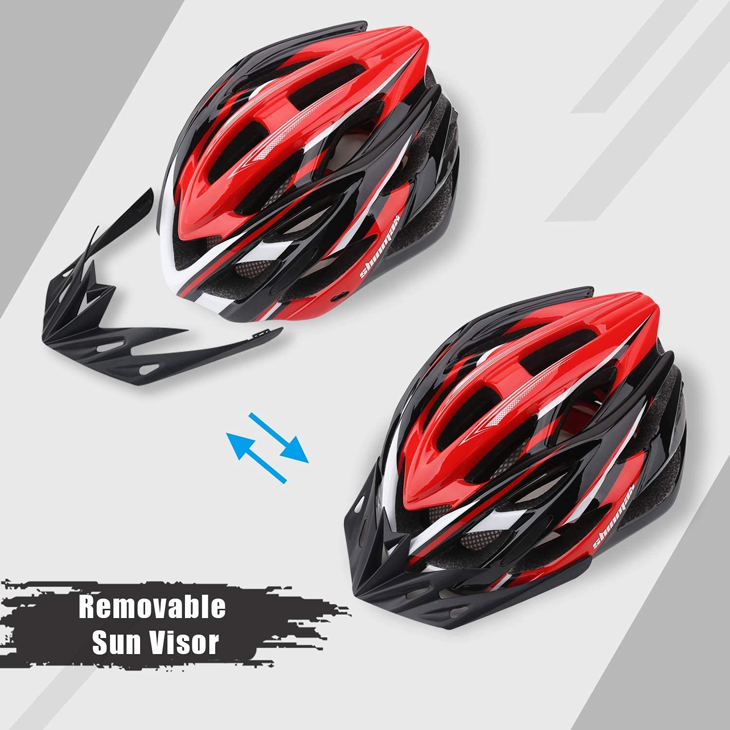 Detachable Pads Lightweight Bike Helmet 02