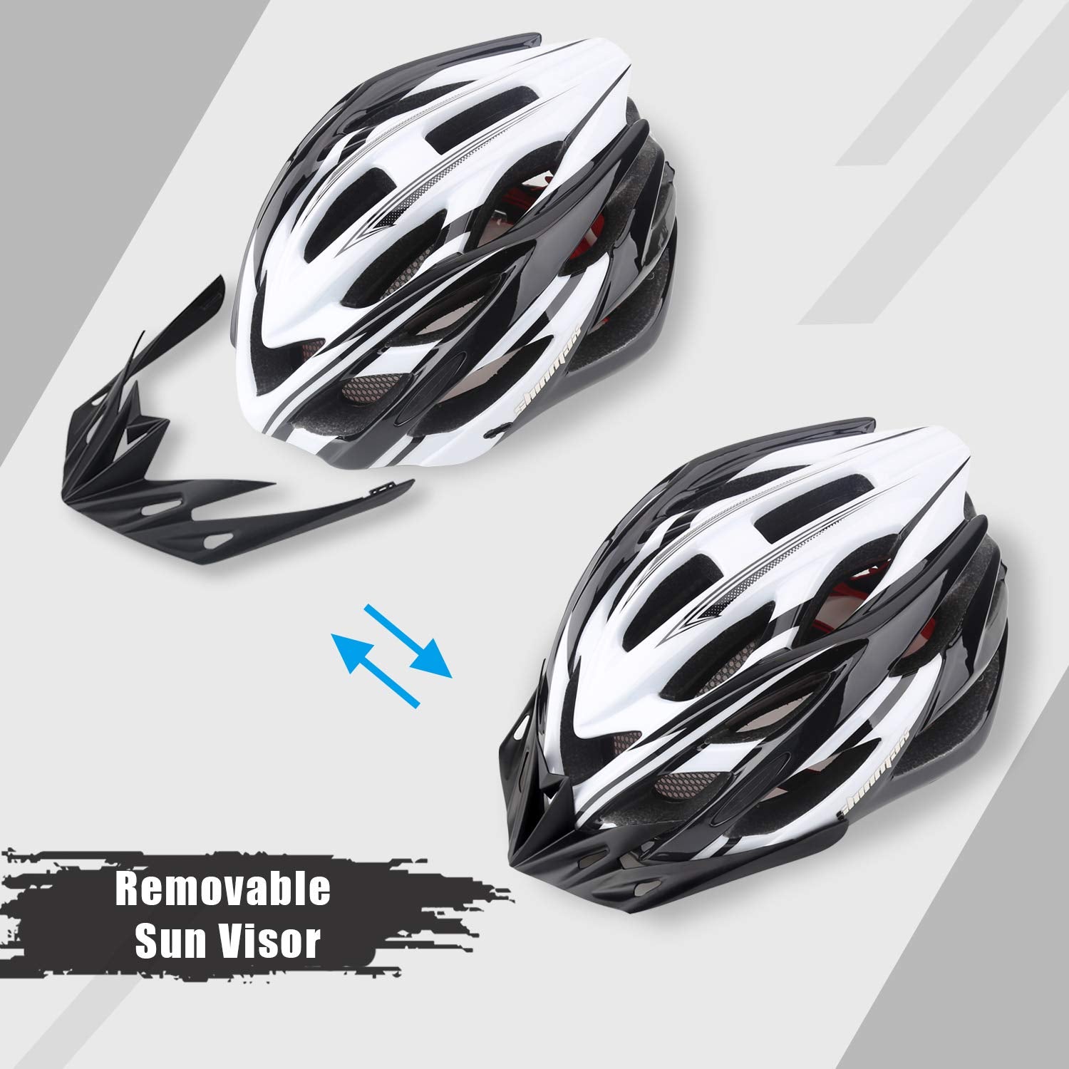 Detachable Pads Lightweight Bike Helmet 02