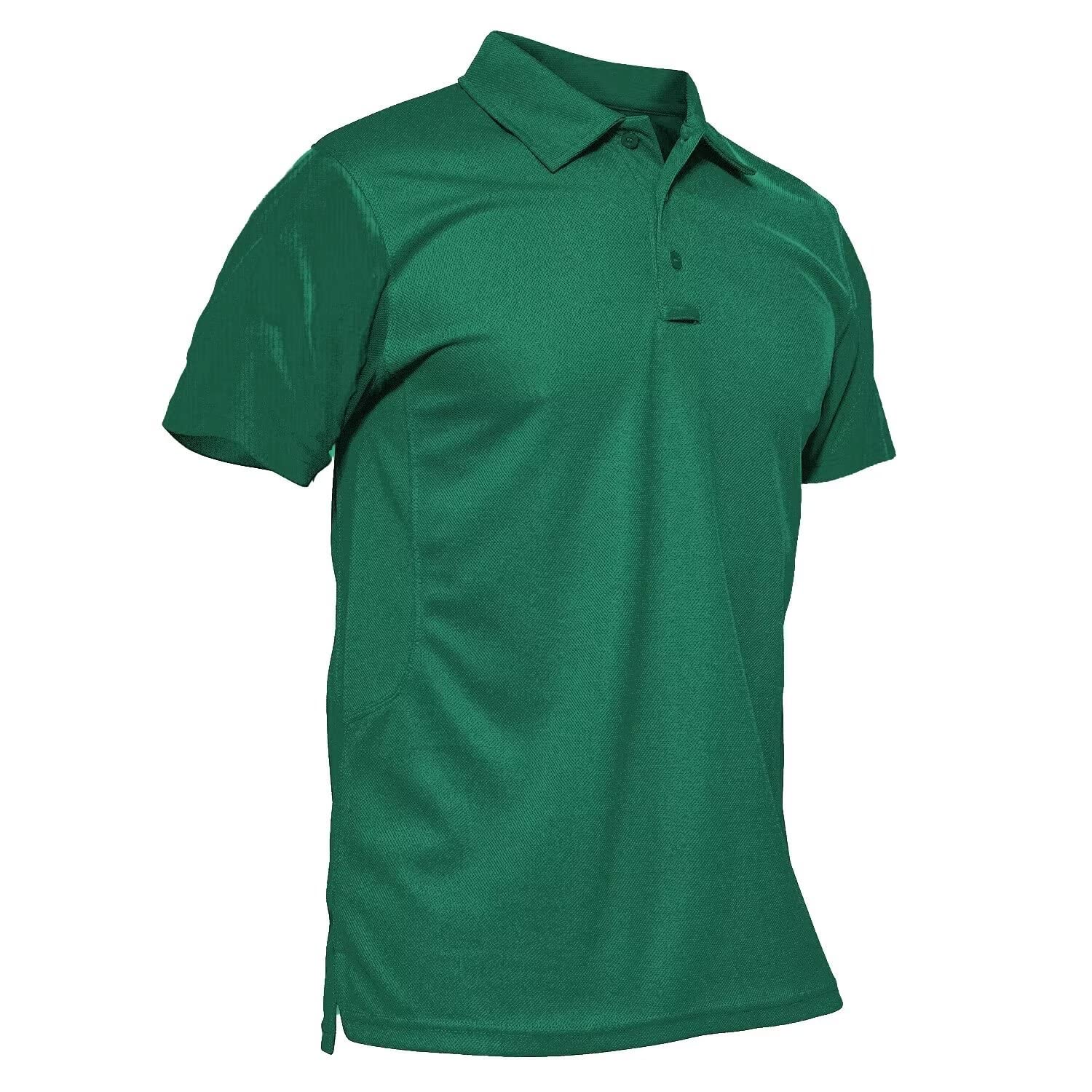 Men's Polo Shirt Quick Dry Performance Short Sleeve Tactical Shirts Pique Jersey Golf Shirt