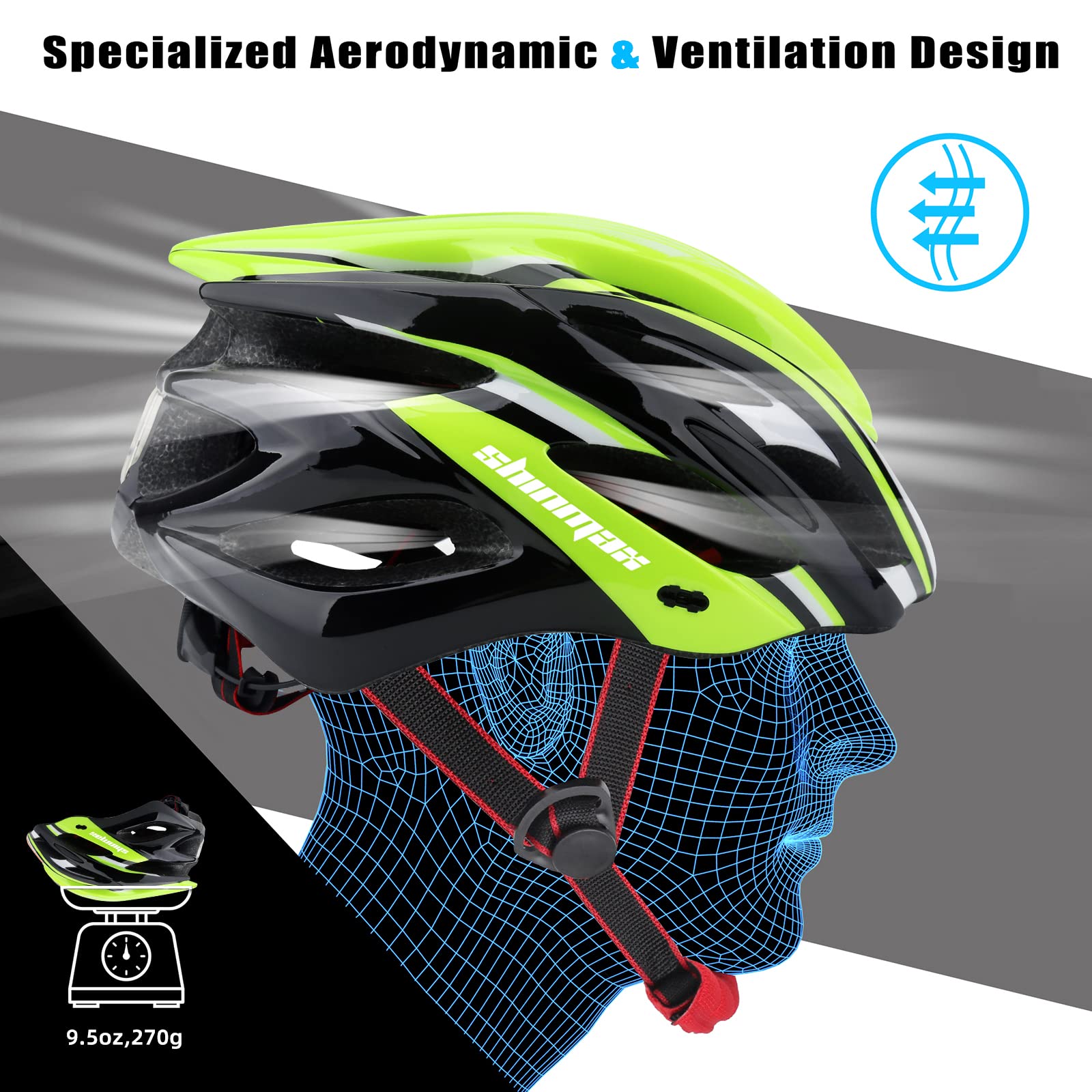 Detachable Pads Lightweight Bike Helmet 02