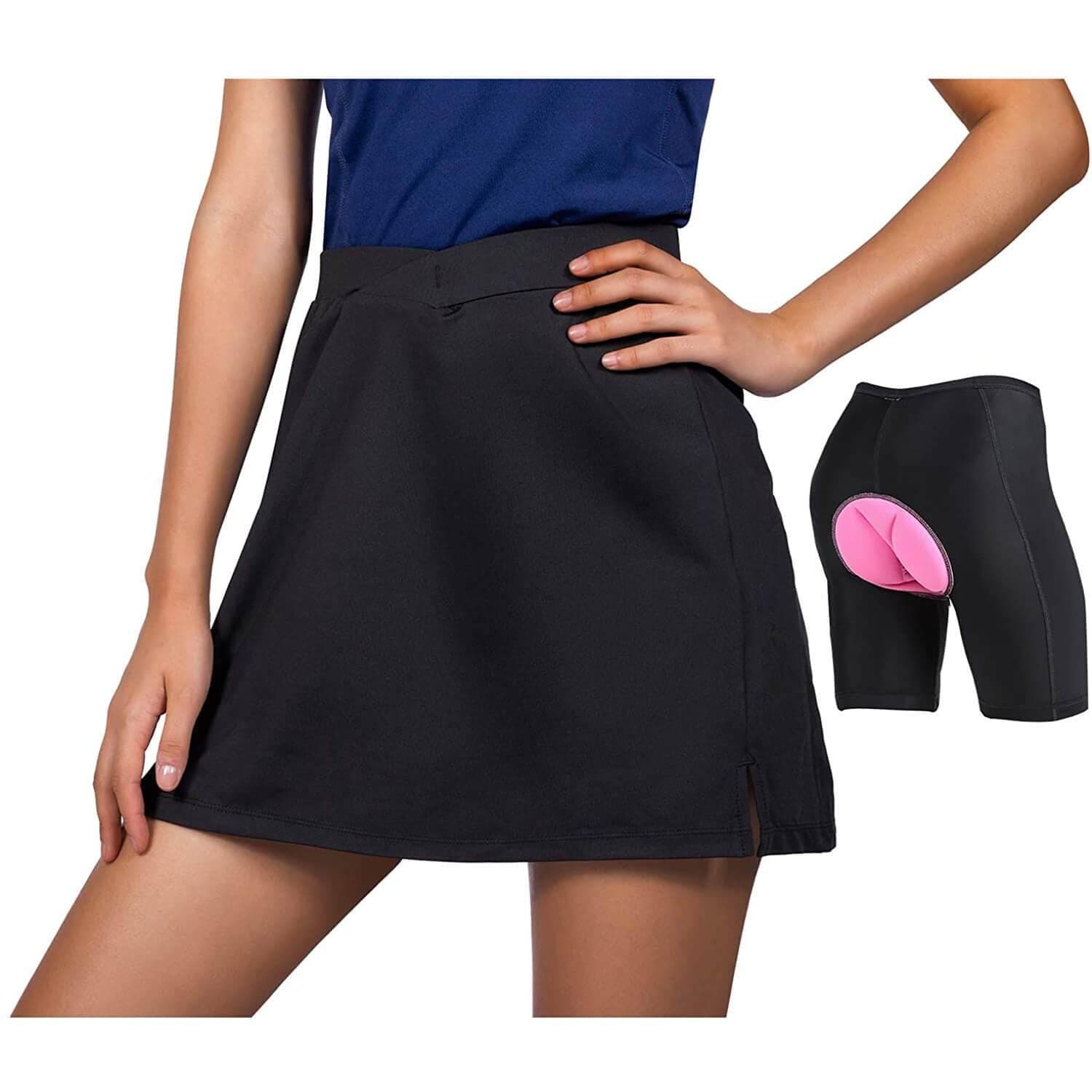 women cycling skirt with padded