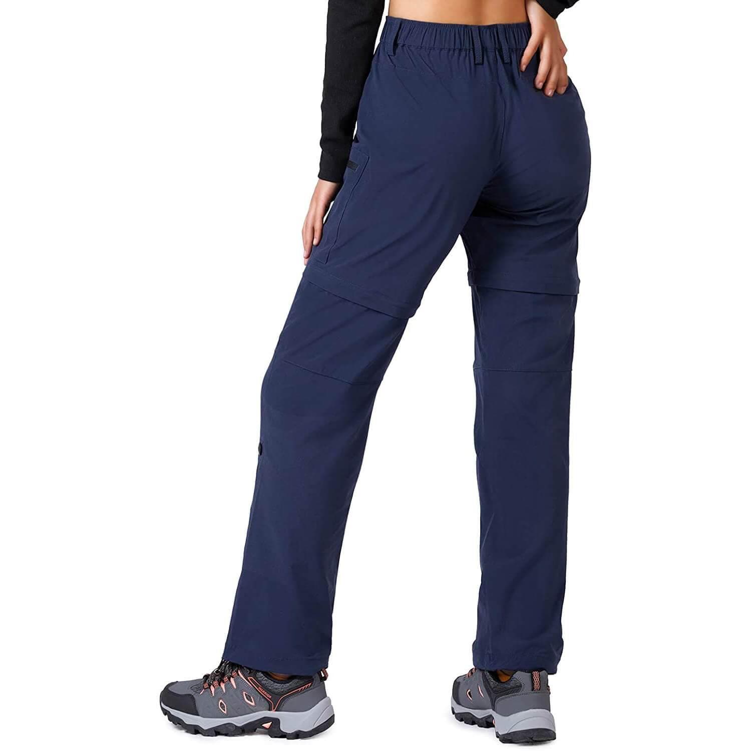 Woods Women's Warden Convertible Pants, Hiking, Outdoor, Mid Rise, Stretch