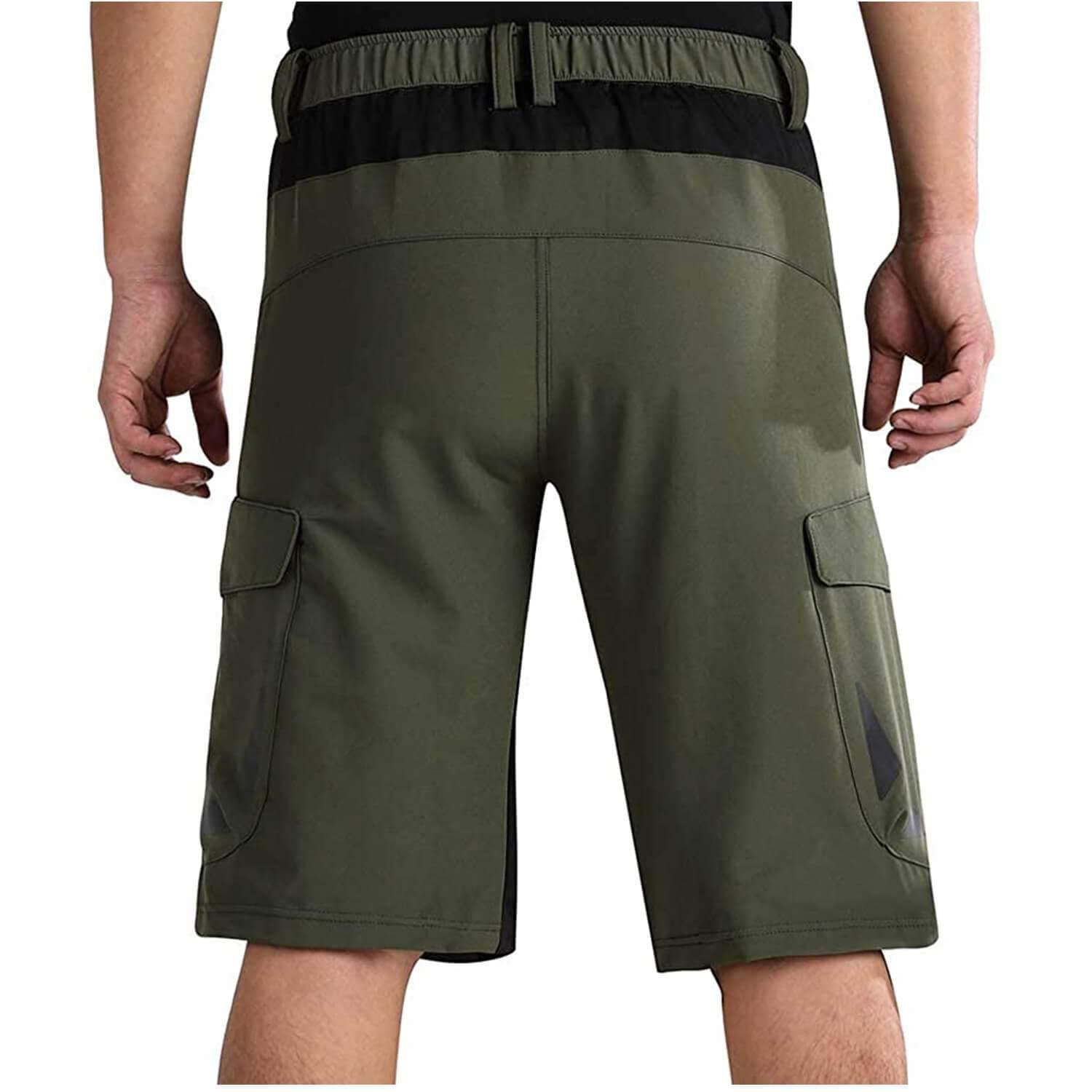 Cycorld MTB-broek voor heren, Fietsshorts heren met 4D Gevoerd, ademende, sneldrogende, mountainbikebroek, MTB-short, mountainbikeshort, fietsbroek (Khaki,XL Cycorld MTB-broek voor heren, Fietsshorts heren met 4D Gevoerd, ademende, sneldrogende, mountainbikebroek, MTB-short, mountainbikeshort, fietsbroek (Khaki,XL