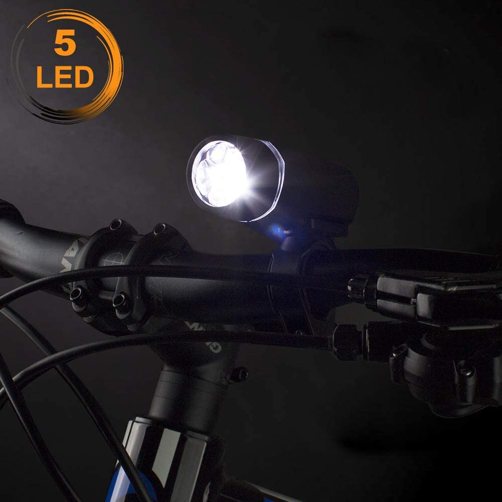 Powerful Quick-Release Bicycle Light Set