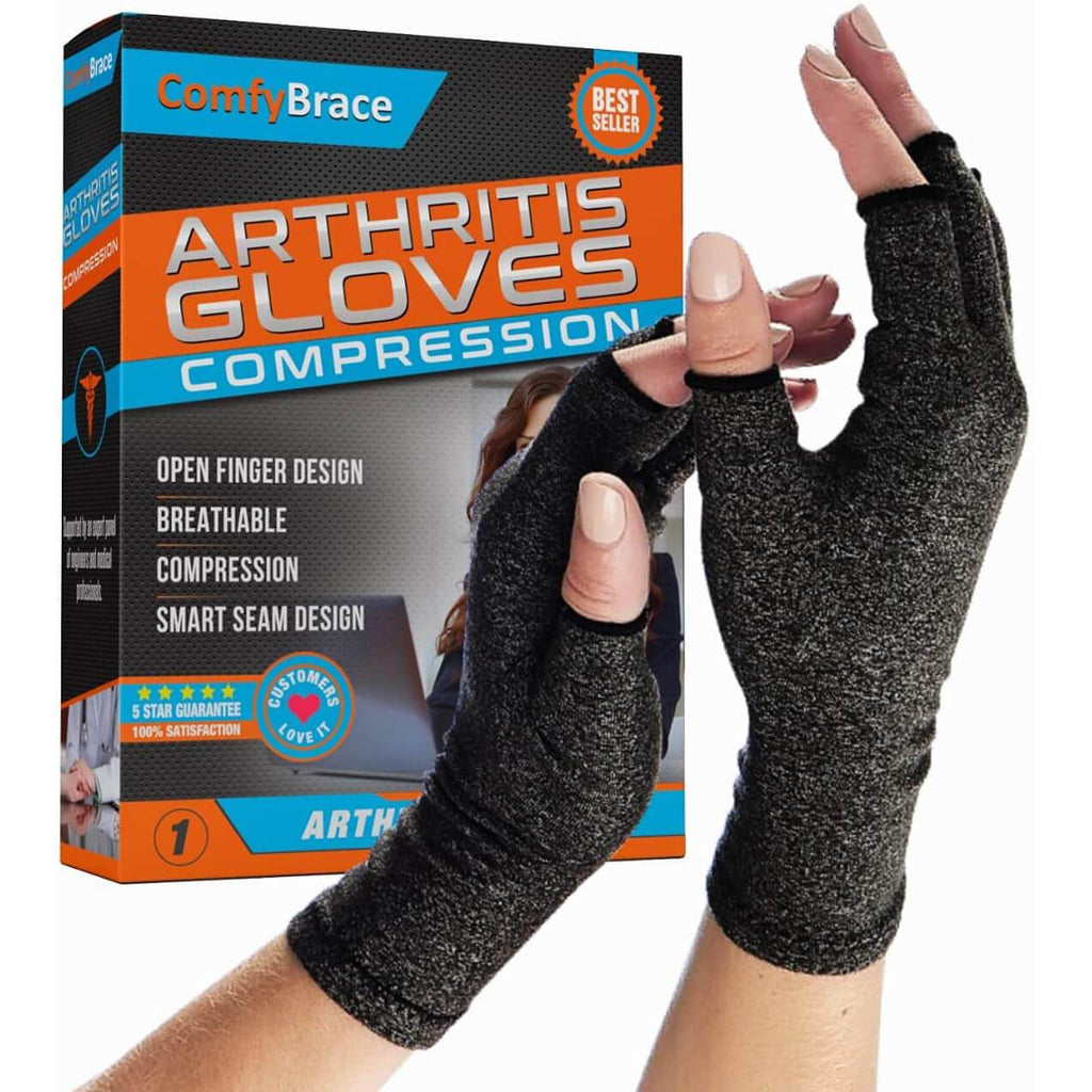 Fingerless Arthritis Hand Compression Gloves 04