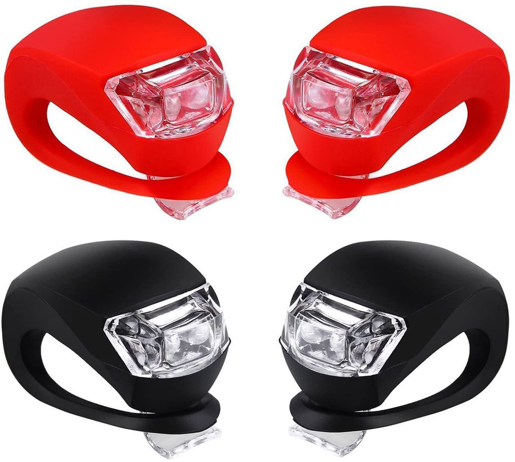 Front and Rear Silicone LED Bike Light Set