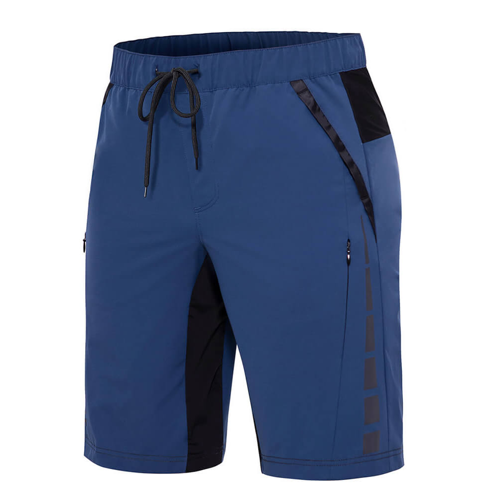 MTB-Shorts mit verstellbarem Kordelzug für Herren und Innenfutter 014A